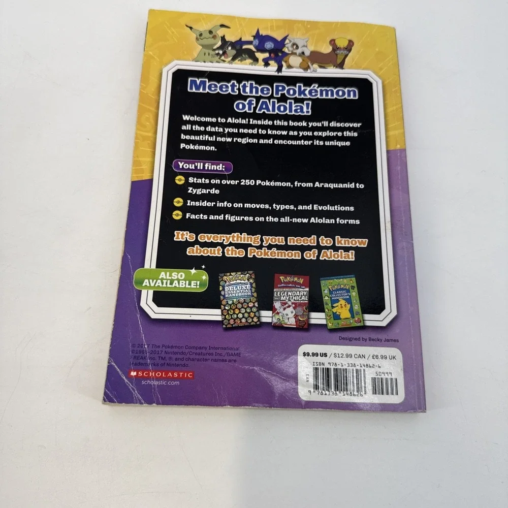 Pokémon: Alola‎ Region Handbook, Stats and Facts on Over 250 Pokemon - Paperback